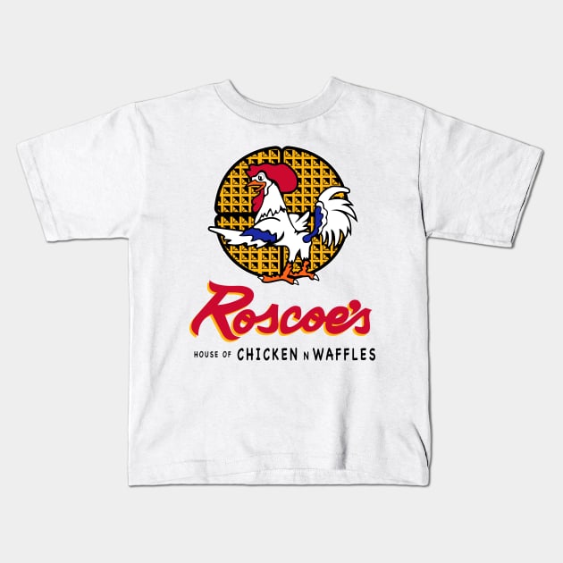 Roscoe's House of Chicken Waffles T-Shirt Kids T-Shirt by HipHopTees